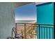 Relax on the private balcony with ocean views at 3000 Ocean Blvd. # 1209, Myrtle Beach, SC 29577