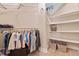 Well-organized walk-in closet with ample shelving and hanging space for clothes and storage at 6095 Catalina Dr. # 1314, North Myrtle Beach, SC 29582