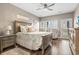 Serene bedroom with a comfortable bed, ample natural light, and stylish furnishings at 70 Addison Cottage Way # 121 & 32, Murrells Inlet, SC 29576