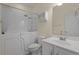 Bathroom with walk-in tub, shower and vanity at 1019 Hillsdale Dr., Little River, SC 29566