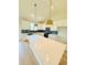 Open-concept kitchen featuring a spacious island and modern pendant lighting at 8628 Farrier Dr., Myrtle Beach, SC 29588