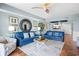 Spacious living room featuring comfortable seating, stylish decor, and an open layout at 100 N Beach Blvd. # 1608, North Myrtle Beach, SC 29582