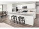Modern kitchen featuring stainless steel appliances, granite countertops and a cozy island with seating at 1108 Oak Meadow Dr., Conway, SC 29526