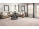 Comfortable living room with neutral tones, stylish decor, and large windows at 1108 Oak Meadow Dr., Conway, SC 29526
