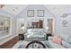 Cozy living room showcasing comfortable seating, stylish decor, and an open view to the kitchen area at 120 Swallowtail Ct., Little River, SC 29566