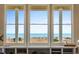 Breathtaking ocean view from the home's large windows, creating a serene and picturesque setting at 1257 Ocean Blvd., Holden Beach, NC 28462