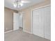 Bright bedroom with plush carpet, ceiling fan and large closets at 1336 Gailard Dr., Conway, SC 29526