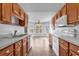 Functional kitchen featuring ample countertops, cabinetry and modern white appliances at 1336 Gailard Dr., Conway, SC 29526