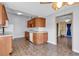 Bright eat-in kitchen featuring tile floors, ample countertops, cabinetry and modern appliances at 1336 Gailard Dr., Conway, SC 29526