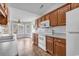 Bright eat-in kitchen featuring tile floors, ample countertops, cabinetry and modern appliances at 1336 Gailard Dr., Conway, SC 29526