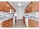 Functional kitchen featuring ample countertops, cabinetry and modern white appliances at 1336 Gailard Dr., Conway, SC 29526
