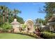 Beautiful community entrance sign with landscaping and sunny skies at 1439 Castleberry Pl., Myrtle Beach, SC 29588