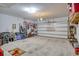 Spacious garage featuring ample storage, a garage door opener, and room for multiple vehicles and equipment at 1439 Castleberry Pl., Myrtle Beach, SC 29588