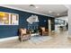 Lobby with wood-paneled walls, leather chairs, and 'Heather Glen' signage at 1586 Jardine Loop, Little River, SC 29566