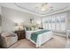 Calming bedroom with tray ceiling, natural light, and neutral color palette at 2180 Waterview Dr. # 713, North Myrtle Beach, SC 29582