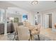 Cozy dining area adjacent to the living room and kitchen, perfect for intimate gatherings and casual meals at 2180 Waterview Dr. # 713, North Myrtle Beach, SC 29582
