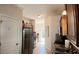 Long galley-style kitchen with stainless steel appliances at 259 19Th Ave. S, Myrtle Beach, SC 29577