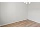 A clean and simple blank space in a room with new floors ready for your personal design at 261 Six Mile Creek Dr., Georgetown, SC 29440