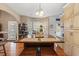Inviting kitchen with a butcher block island, stainless appliances and backyard access at 3618 Highway 430, Nichols, SC 29581