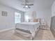 Relaxing bedroom with a comfortable bed, soft lighting, and minimalist decor at 404 Cattle Drive Circle, Myrtle Beach, SC 29588