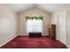 A comfortable bedroom with a vaulted ceiling and natural light from a window at 4243 Rivergate Ln., Little River, SC 29566