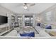 Bright and inviting living room with comfortable seating and lovely views of the marsh at 501 Maison Dr. # F-1, Myrtle Beach, SC 29572
