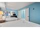 Bright bedroom featuring two queen beds and an ensuite bathroom for guests at 5308 N Ocean Blvd. # 1003, Myrtle Beach, SC 29577
