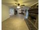 Open living area with fireplace and kitchen at 538 Oatland Rd., Georgetown, SC 29440