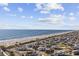 Aerial view of campground near the ocean on a sunny day at 5905 S Kings Hwy. # 810-C, Myrtle Beach, SC 29575