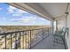 Balcony view overlooking campground and wooded area at 5905 S Kings Hwy. # 810-C, Myrtle Beach, SC 29575