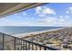 Gorgeous view of ocean and campground from condo balcony at 5905 S Kings Hwy. # 810-C, Myrtle Beach, SC 29575