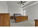 A spacious primary bedroom features a trey ceiling and is carpeted at 621 Cottontail Trail, Myrtle Beach, SC 29588