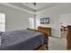 Spacious main bedroom with carpet floors, and an ensuite bathroom at 621 Cottontail Trail, Myrtle Beach, SC 29588