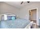 Serene bedroom with a comfy bed and a glimpse into another room at 622 Lorenzo Dr. # 622, North Myrtle Beach, SC 29582