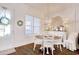 Bright dining area with wood floors, a round table and accent lighting at 622 Lorenzo Dr. # 622, North Myrtle Beach, SC 29582