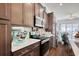 Stylish kitchen featuring stainless steel appliances, ample cabinets, and modern decor at 622 Lorenzo Dr. # 622, North Myrtle Beach, SC 29582