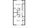Detailed floor plan of a home showcasing the primary bedroom, bathrooms, and bedroom layout at 701 1St Ave. S # 32C, North Myrtle Beach, SC 29582