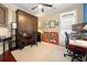 This office features a functional layout with ample workspace, built-in storage, and natural light at 915 Preservation Circle, Pawleys Island, SC 29585