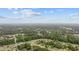 Broad aerial shot of a neighborhood, showcasing its leafy green trees at 945 Castlewood Dr., Conway, SC 29526