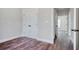Bedroom boasts new floors, a closet, and an ensuite bath at 2212 Old Charleston Rd., Georgetown, SC 29440