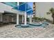 Fun splash pad area featuring a cute water feature under a shaded structure, perfect for  at 107 S Ocean Blvd. # 2106, Myrtle Beach, SC 29577