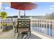 Balcony view with outdoor seating and view of the water at 110 South Shore Blvd. # 302, Longs, SC 29568