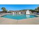 Inviting community pool with clear blue water and ample deck space for lounging at 1205 Woodruff Ct., Conway, SC 29526