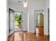 Inviting foyer with hardwood floors and an open view into other rooms at 1205 Woodruff Ct., Conway, SC 29526