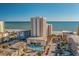 Enjoy beautiful ocean views from this high-rise resort including a pool at 1207 S Ocean Blvd. # 20206, Myrtle Beach, SC 29577