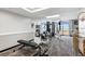 Well-equipped fitness center features weight machines, cardio equipment, and ocean views for a complete workout at 2000 N Ocean Blvd. # 1601, Myrtle Beach, SC 29577