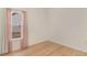 Bedroom with wood-style floors, a window with nice curtains and a double electrical outlet at 245 Maiden'S Choice Dr., Conway, SC 29527