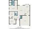 Detailed floor plan showcasing layout with dimensions of each room, including garage and bedrooms at 245 Maiden'S Choice Dr., Conway, SC 29527