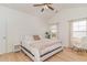 Bright and airy main bedroom with vaulted ceiling, hardwood floors, and neutral décor at 245 Maiden'S Choice Dr., Conway, SC 29527