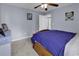 Bedroom featuring light blue walls and a comfortable bed at 248 Upper Saddle Circle, Conway, SC 29526